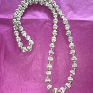 Vintage silk bead necklace